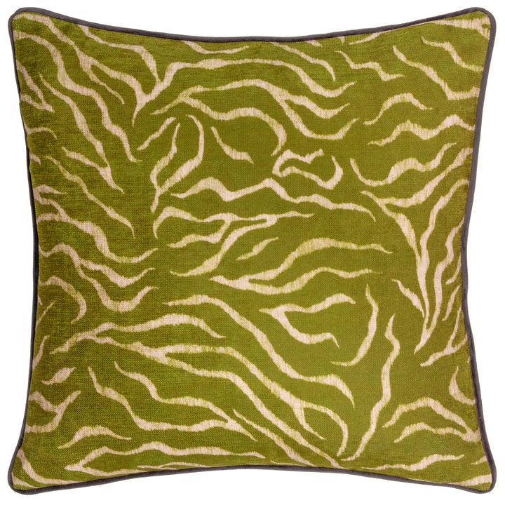 JURONG TIGER CHENILLE 50X50 CUSHION CASE MOSS