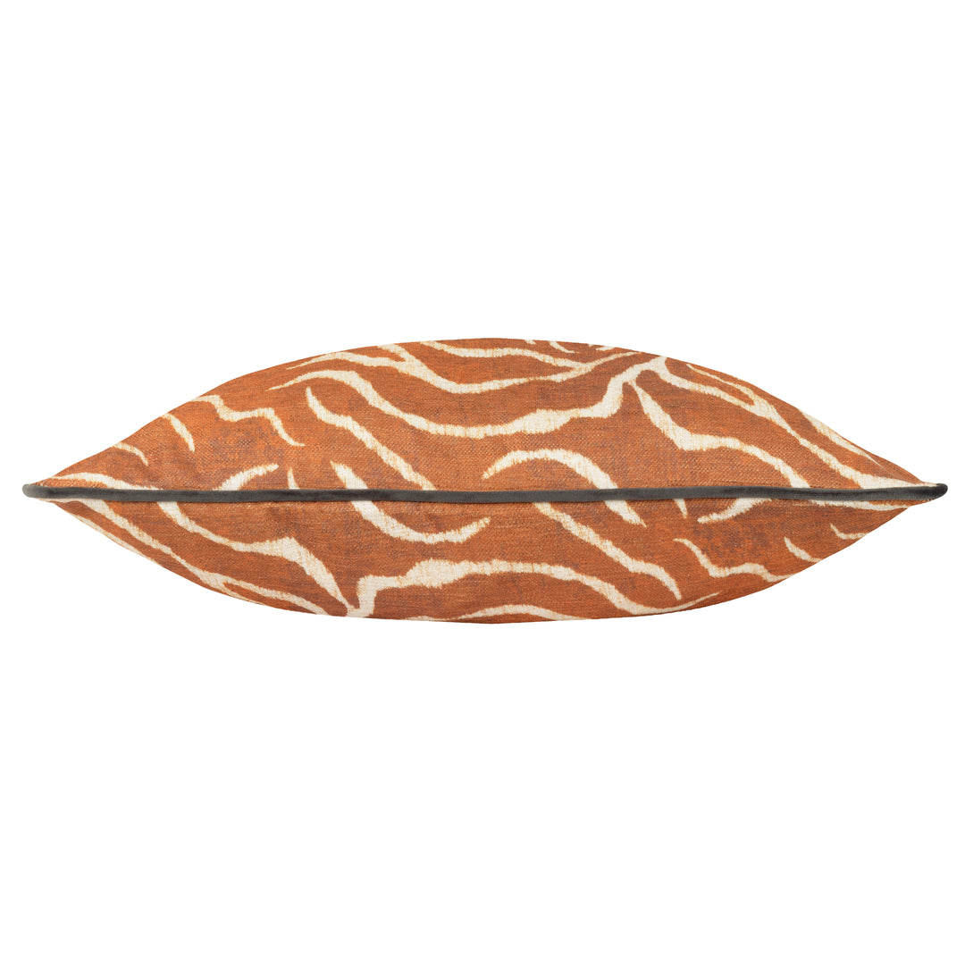 JURONG TIGER CHENILLE 50X50 CUSHION CASE RUST