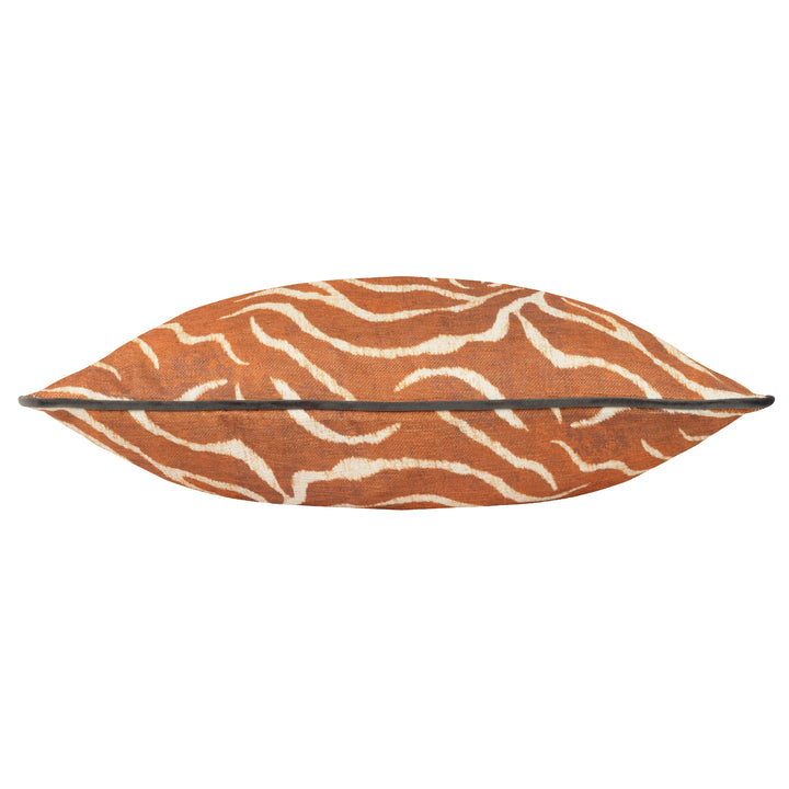 JURONG TIGER CHENILLE 50X50 CUSHION CASE RUST