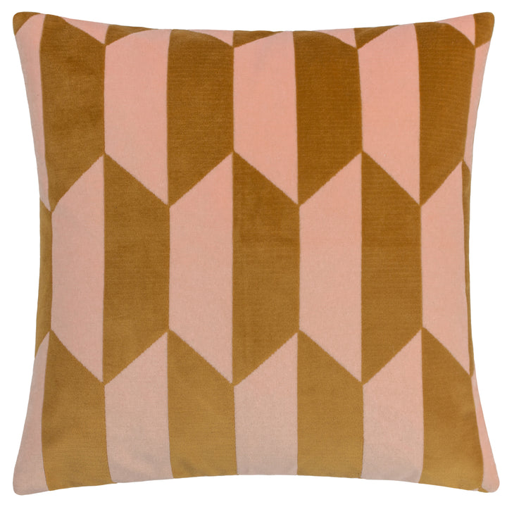 KALHO 45X45 CUSHION CASE PINK/OCHRE