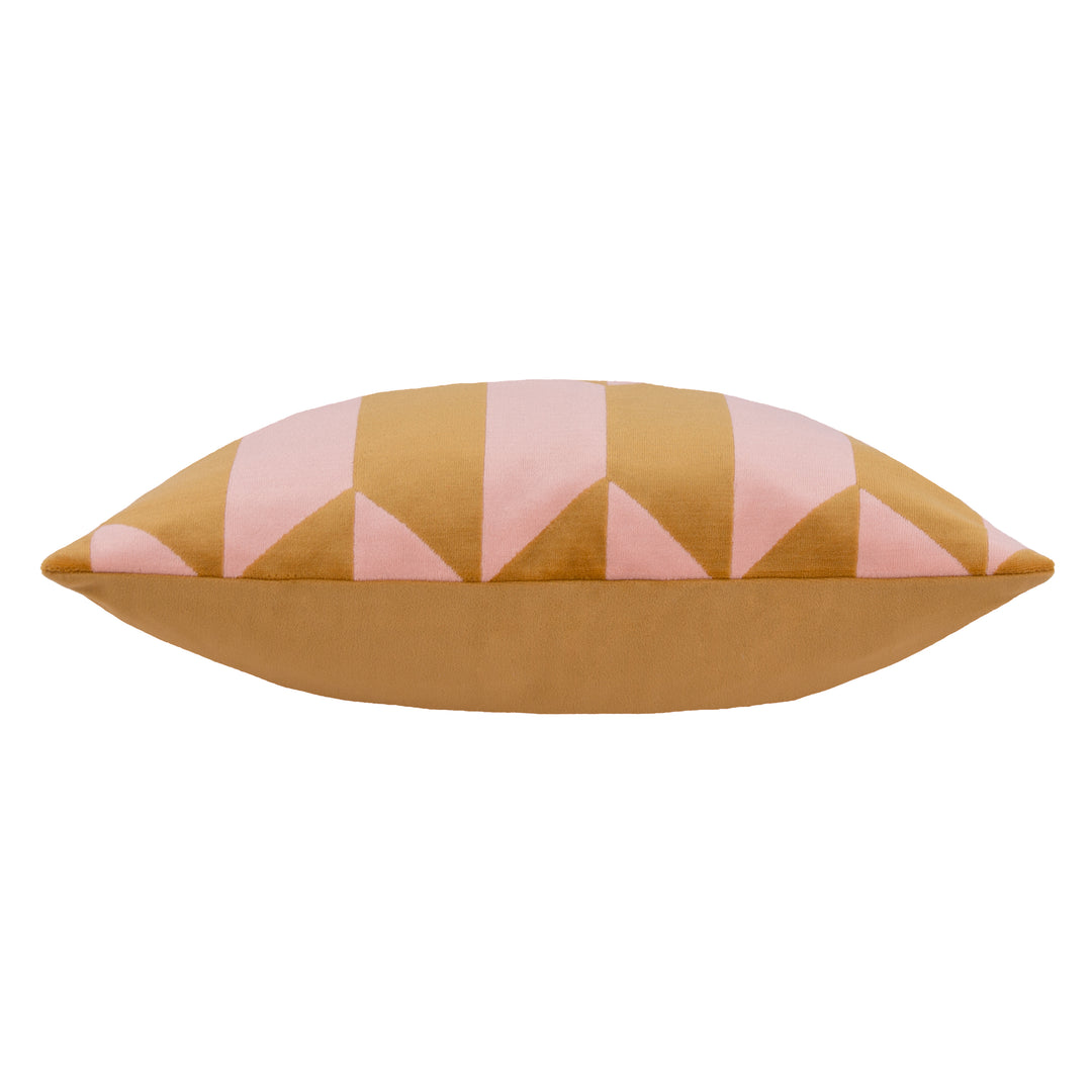 KALHO 45X45 CUSHION CASE PINK/OCHRE
