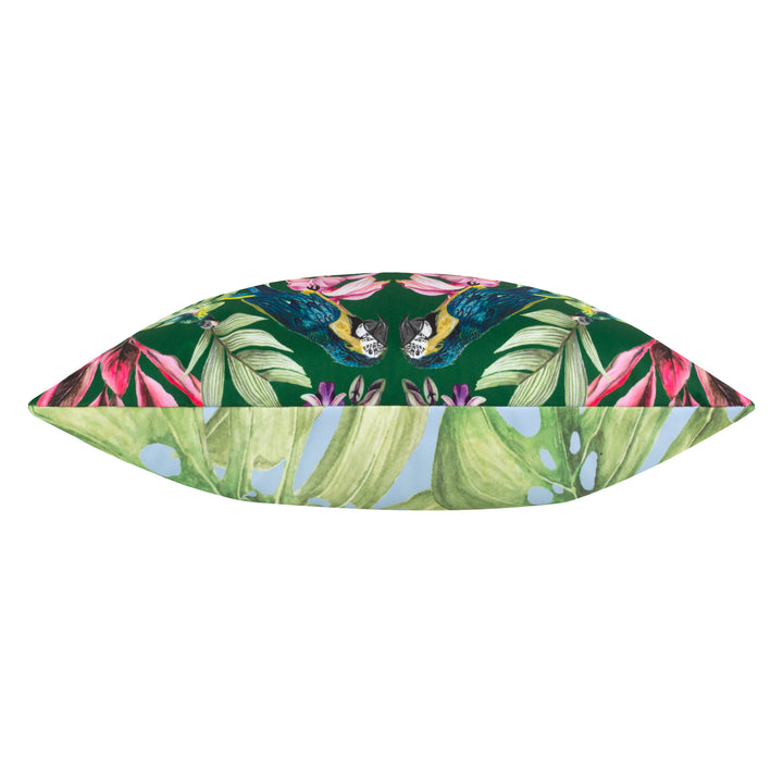 Kali Birds 30x50 Outdoor Cushion Case Dark Green - image 4
