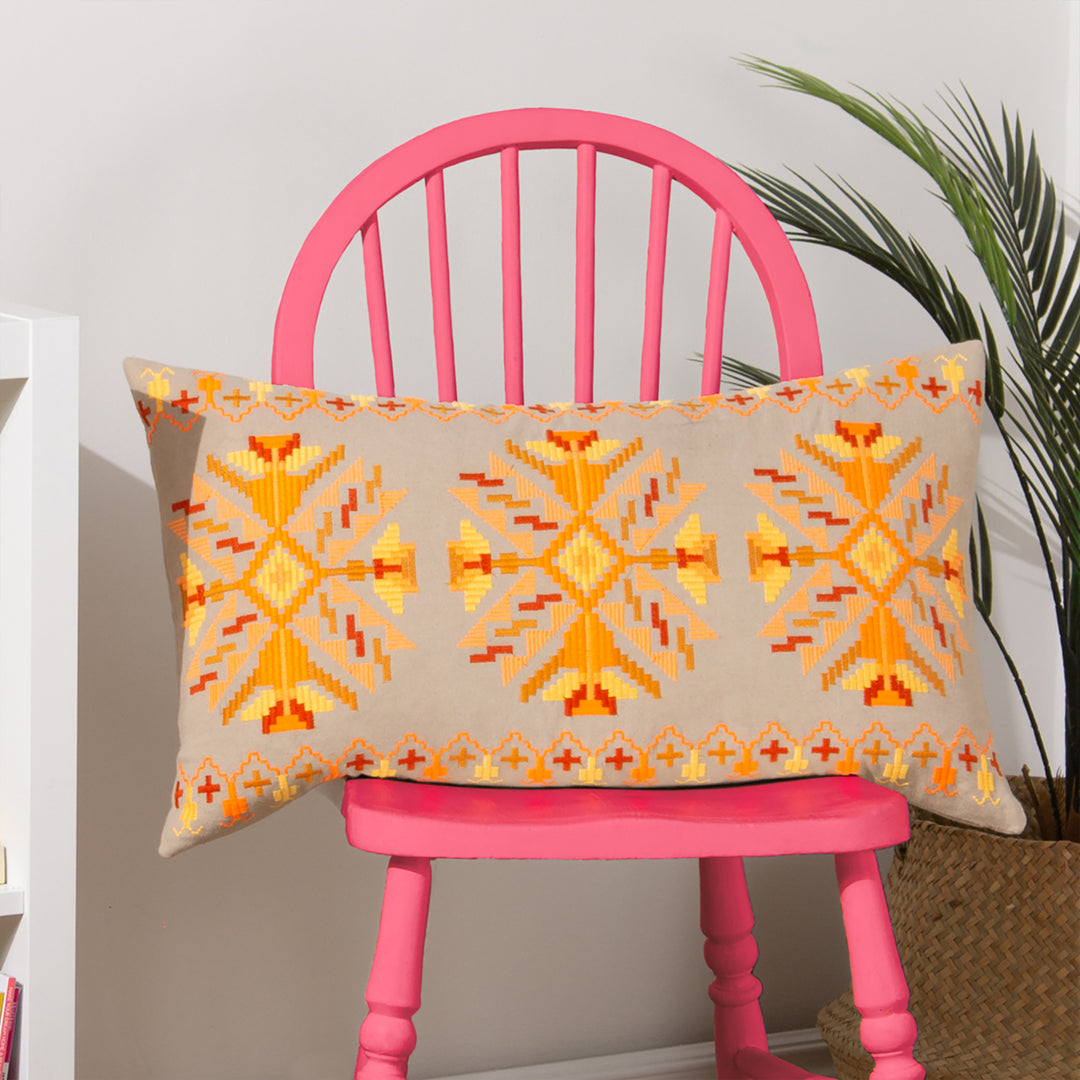 Kalina 35x60 Cushion Case Orange