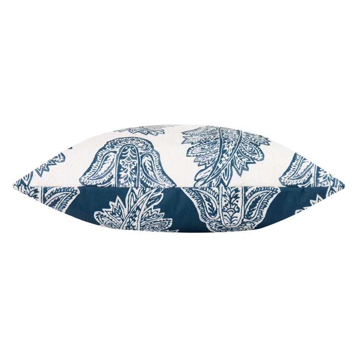 Kalindi Paisley 43x43 Outdoor Cushion Case Navy - image 3