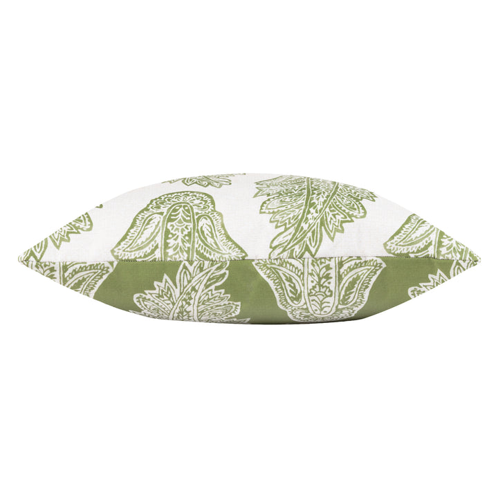 Kalindi Paisley 43x43 Outdoor Cushion Case Olive - image 3