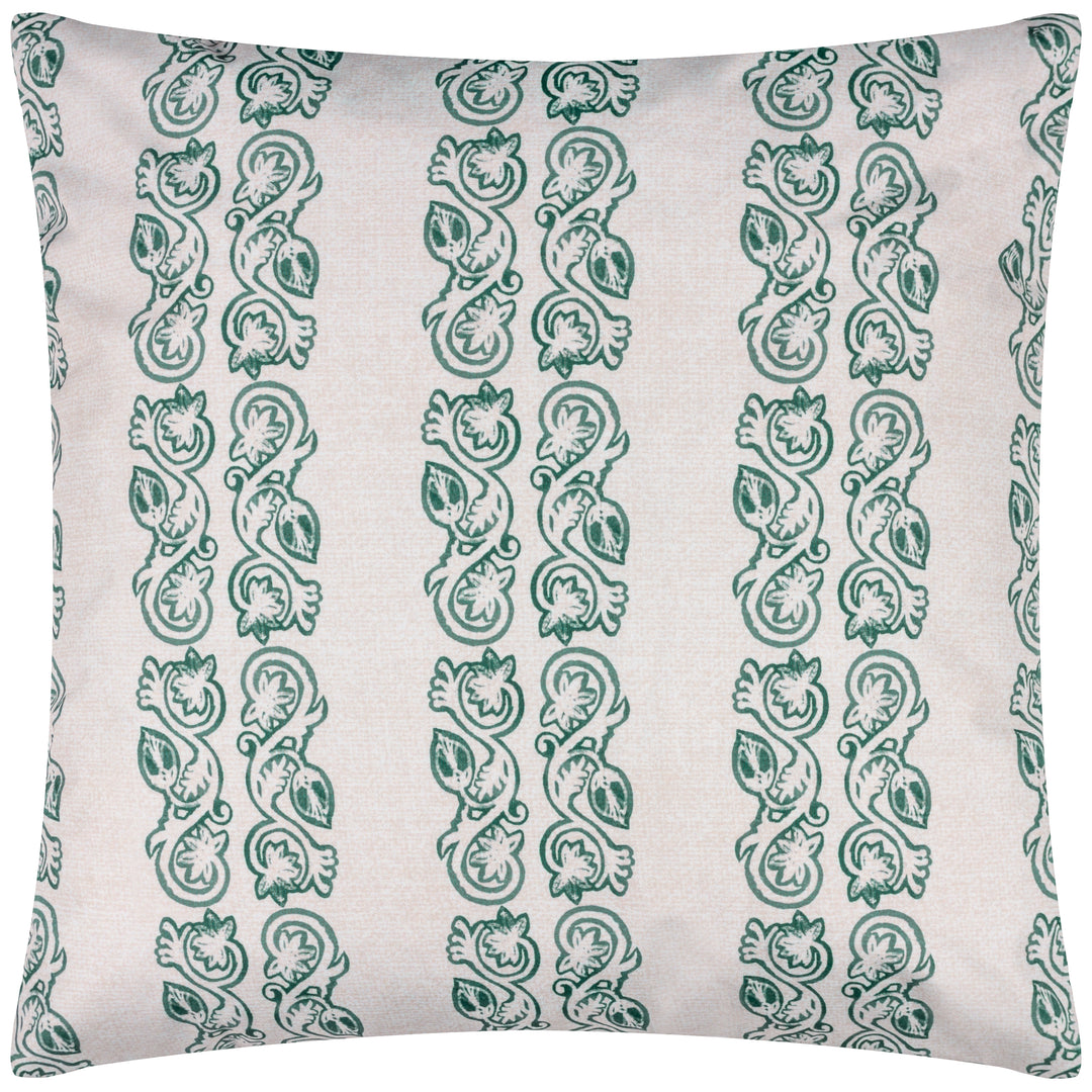 Kalindi Stripe 55x55 Outdoor Cushion Case Teal - image 2