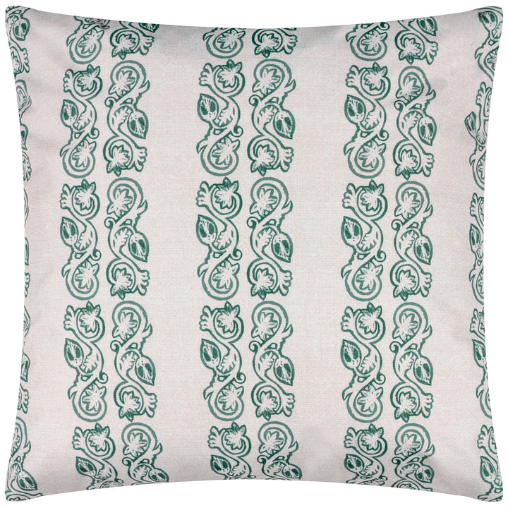 Kalindi Stripe 55x55 Outdoor Cushion Case Teal - image 2