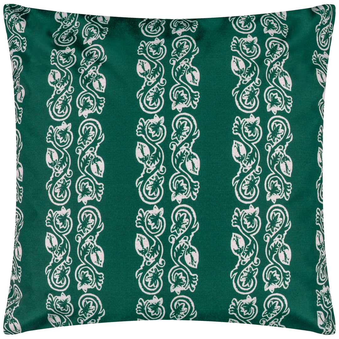 Kalindi Stripe 55x55 Outdoor Cushion Case Teal