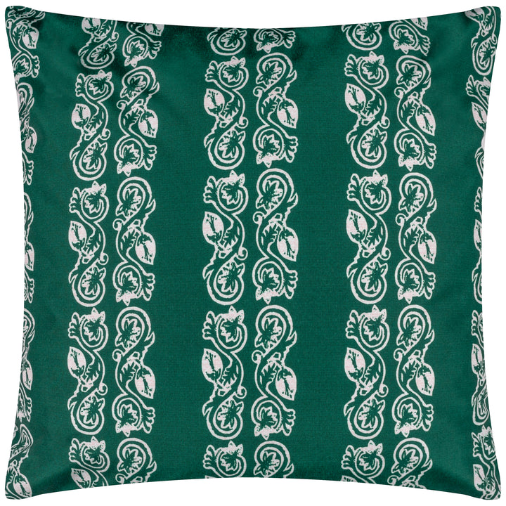 Kalindi Stripe 55x55 Outdoor Cushion Case Teal
