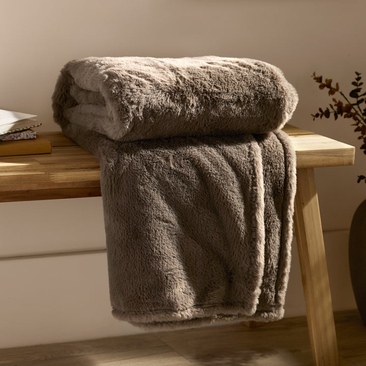 Kallu 130x180 Throw Mocha - image 2