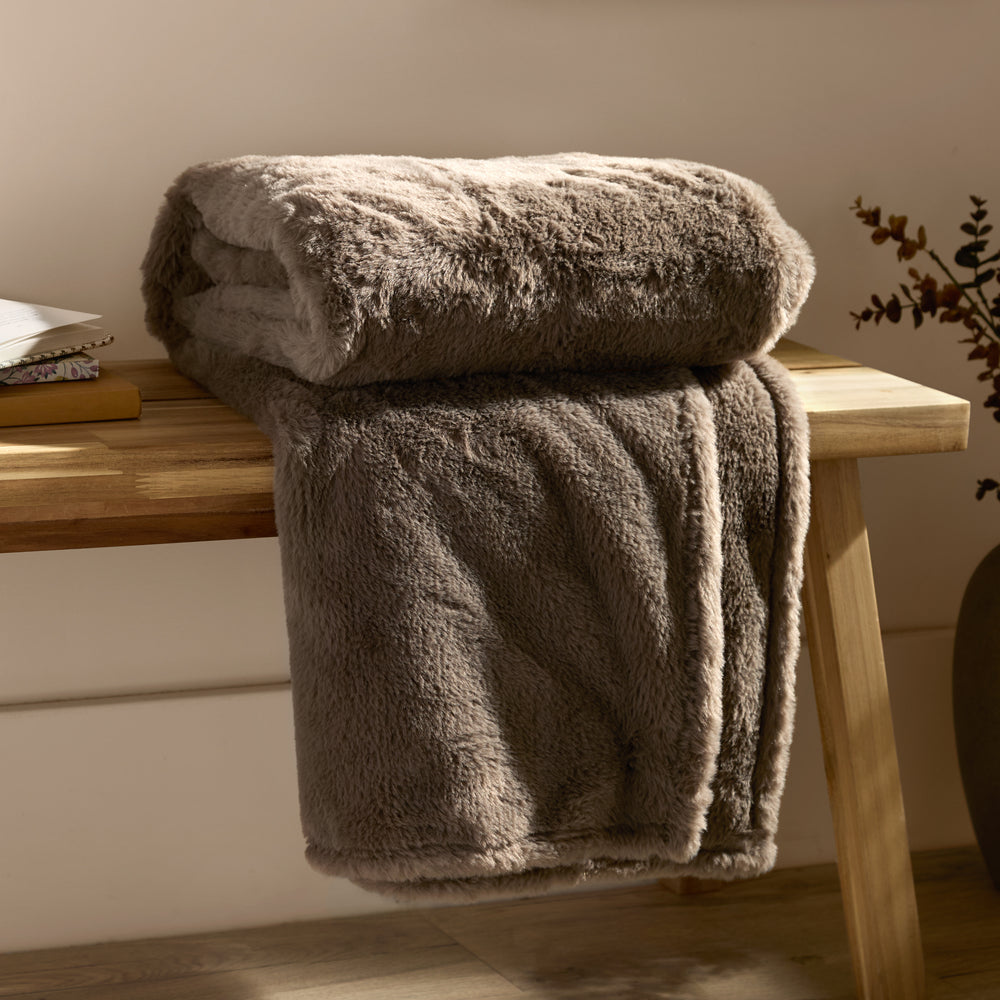 Kallu 150x200 Throw Mocha - image 2