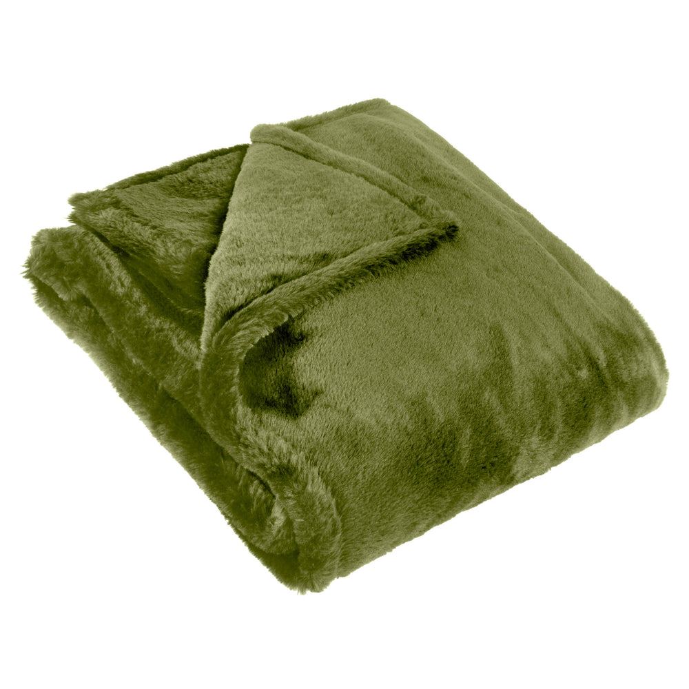 Kallu 150x200 Throw Olive - image 2