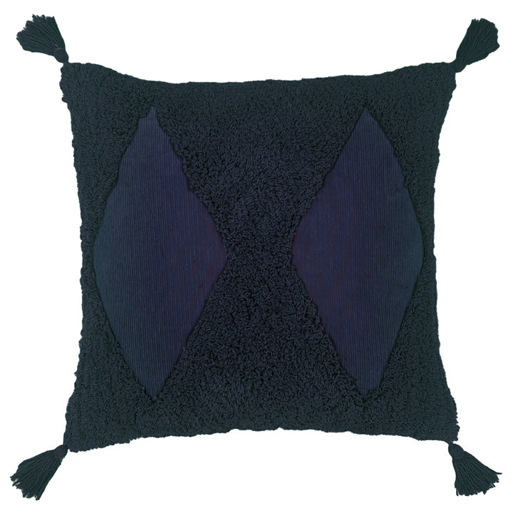 KANTHA 50X50 CUSHION CASE NAVY