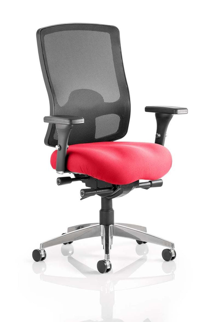 Regent High Mesh Back Ergonomic Task Operator Office Chair with Arms