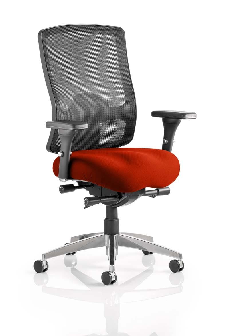 Regent High Mesh Back Ergonomic Task Operator Office Chair with Arms