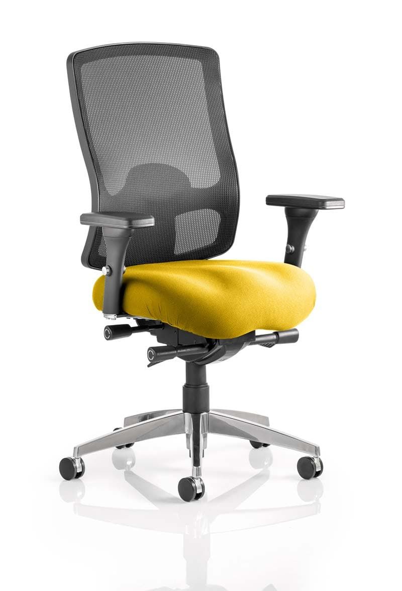 Regent High Mesh Back Ergonomic Task Operator Office Chair with Arms