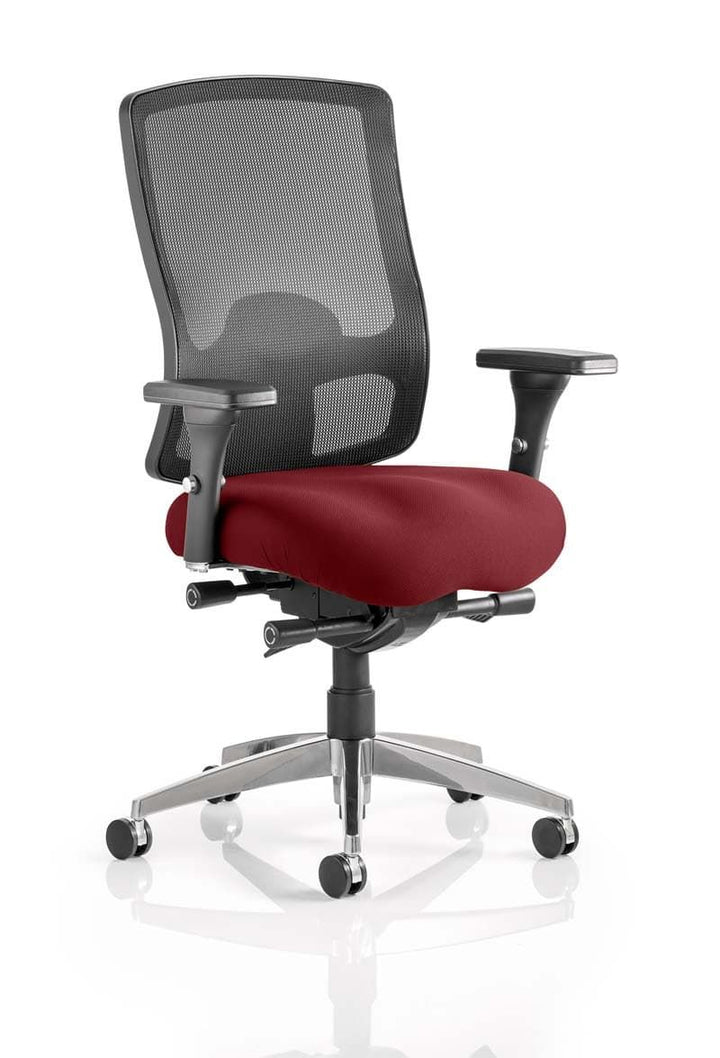 Regent High Mesh Back Ergonomic Task Operator Office Chair with Arms