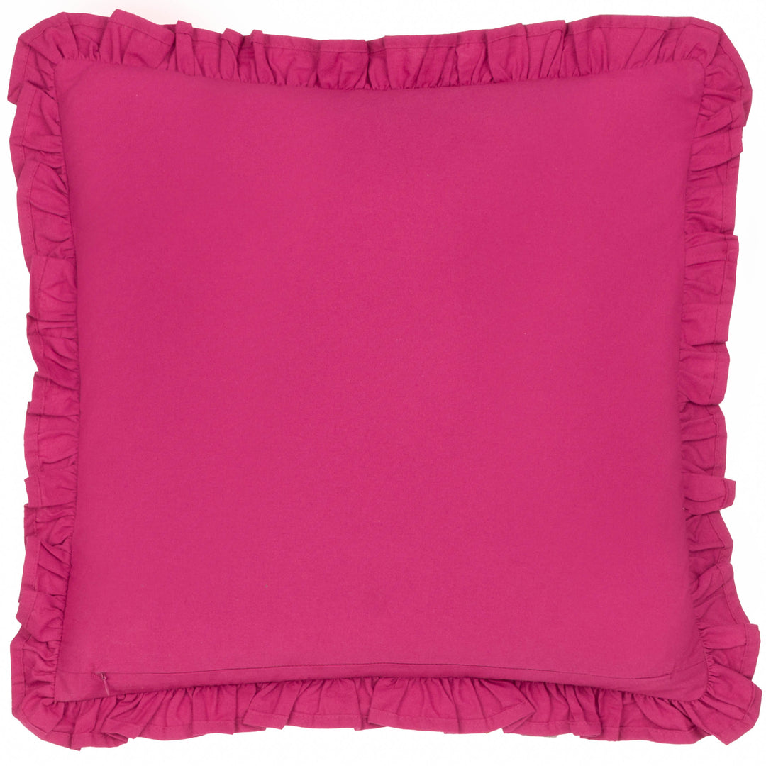 KEMBLE 45X45 CUSHION CASE VIOLET/CERISE