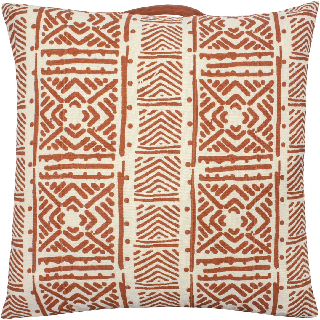 KERICHO 55X55 CUSHION CASE TERRACOTTA