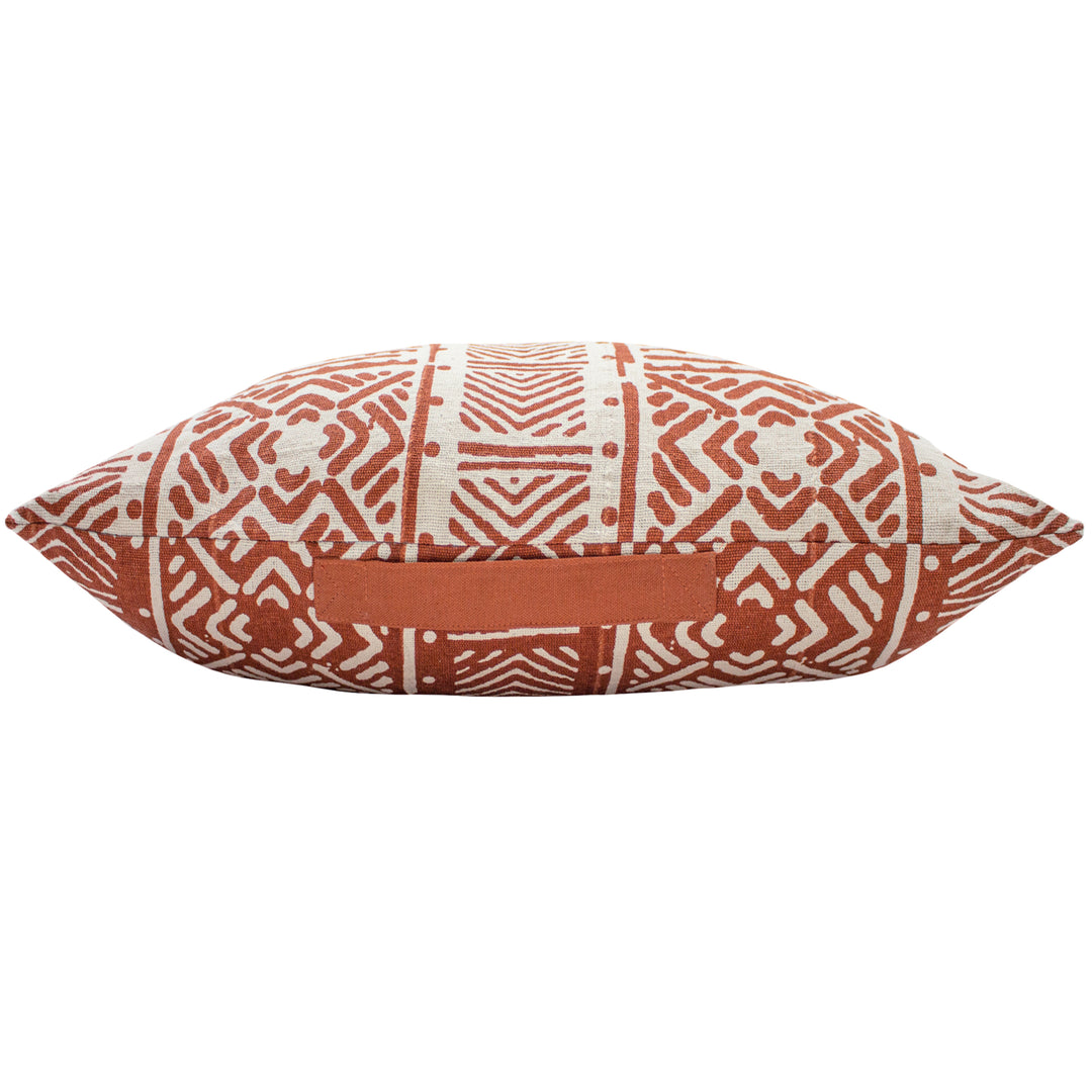 KERICHO 55X55 CUSHION CASE TERRACOTTA