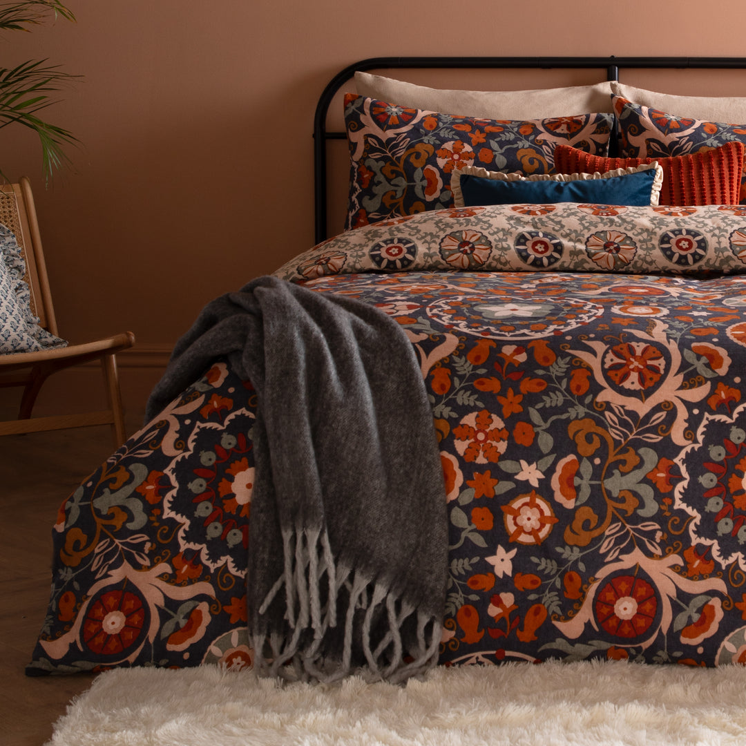 Kinfolk Super King Duvet Set Denim Blue - image 4