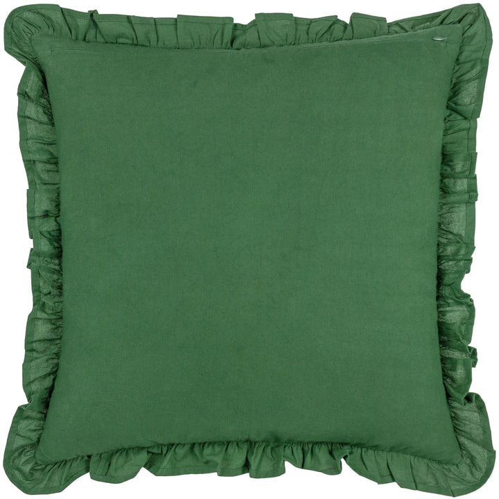 KIRKTON 50X50 CUSHION CASE BOTTLE GREEN