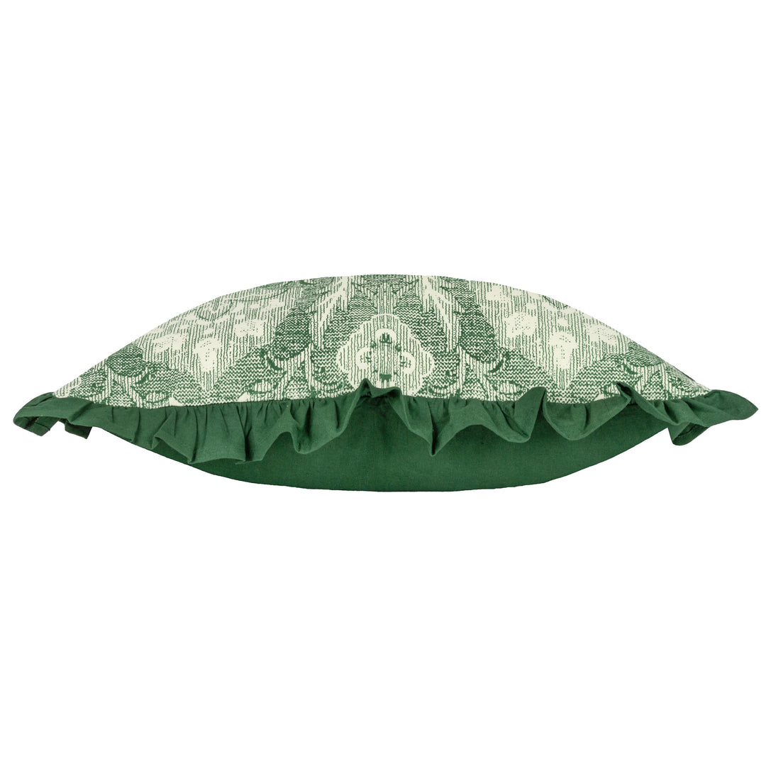 KIRKTON 50X50 CUSHION CASE BOTTLE GREEN