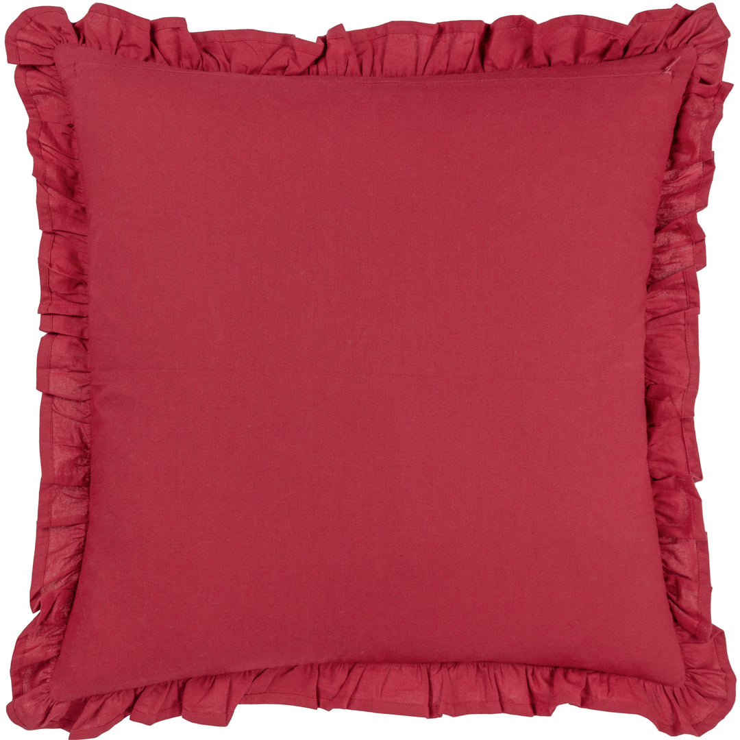 KIRKTON 50X50 CUSHION CASE REDCURRANT