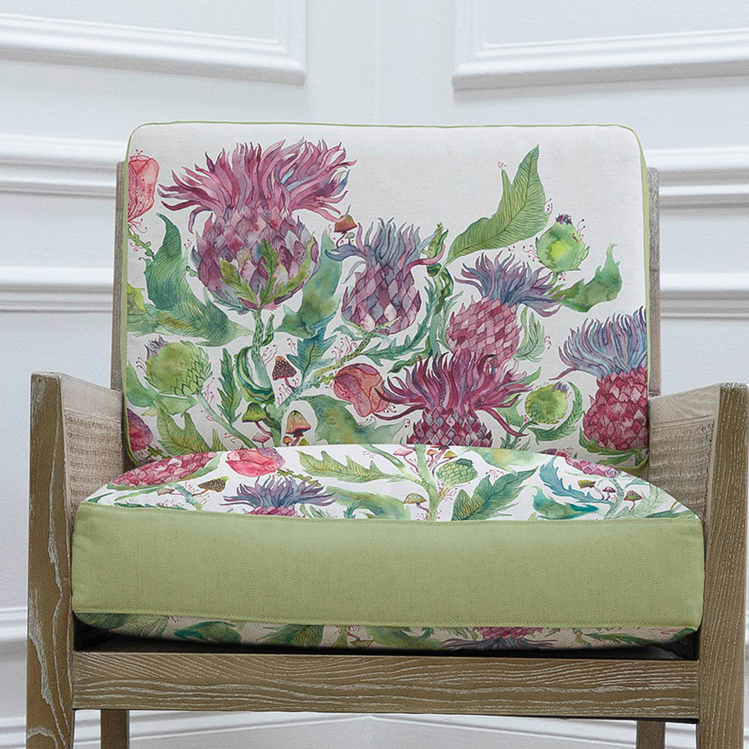 KIRSI CHAIR COVERS ENCHANTING THISTLE DAMSON