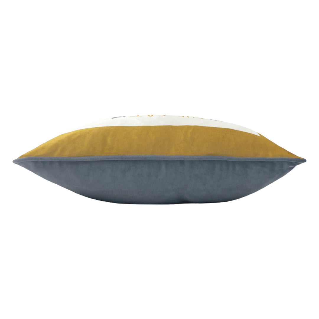 KITTA SITS HERE 30X50 CUSHION CASE OCHRE