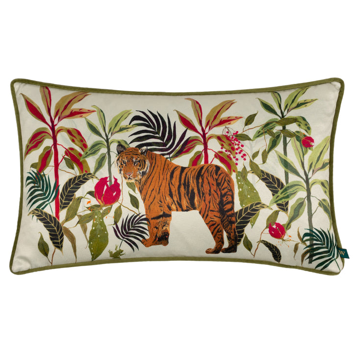 KALI JUNGLE TIGER 30X50 CUSHION CASE IVORY