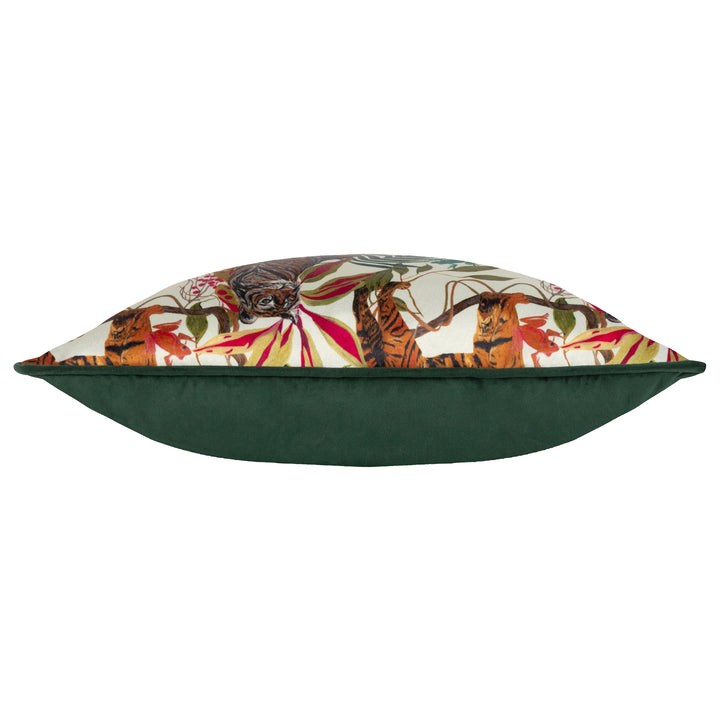 KALI JUNGLE TIGERS 43X43 CUSHION CASE IVORY
