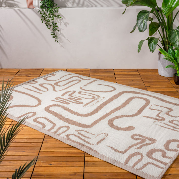KLAY 120X180 OUTDOOR RUG NATURAL