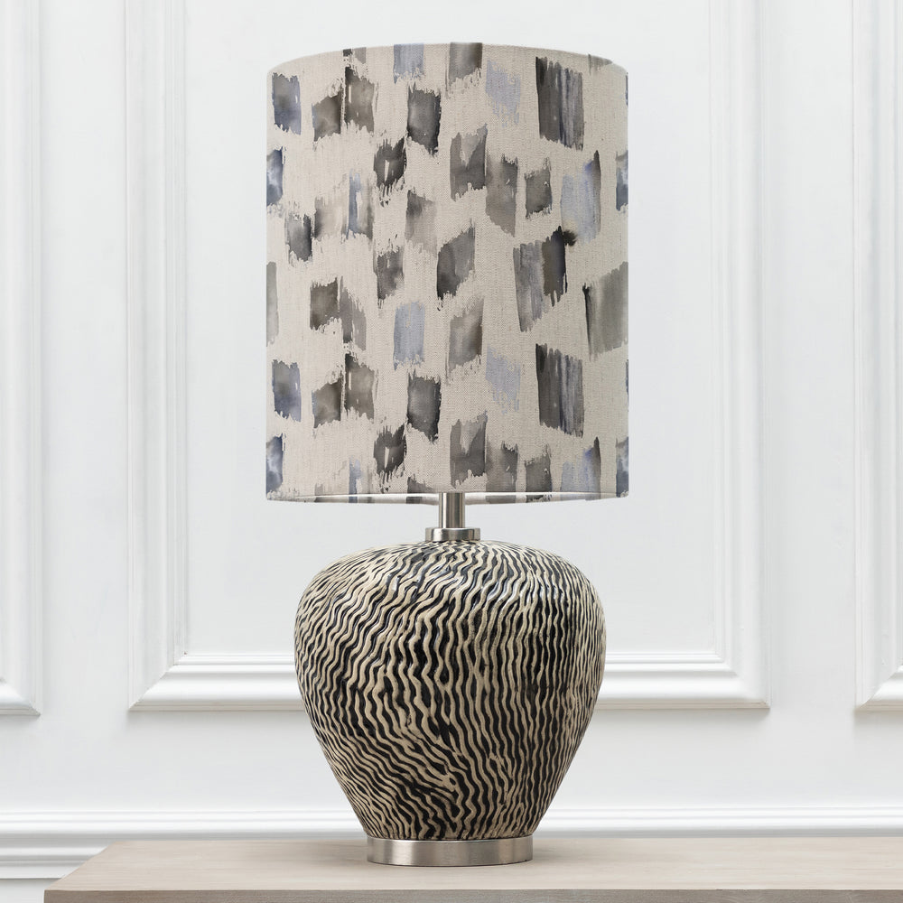 Alcina Table Lampbase Grey/Arwen Anna 32x40cm Lampshade Frost - image 2