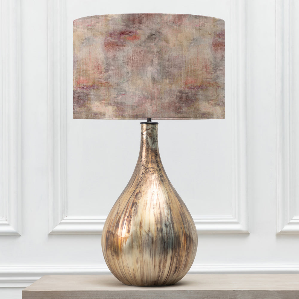 Allegra Table Lampbase Glass/Monet EVA 46cm Lampshade Amber - image 2