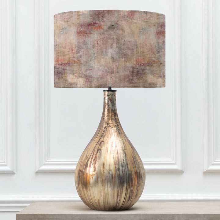 Allegra Table Lampbase Glass/Monet EVA 46cm Lampshade Amber - image 2