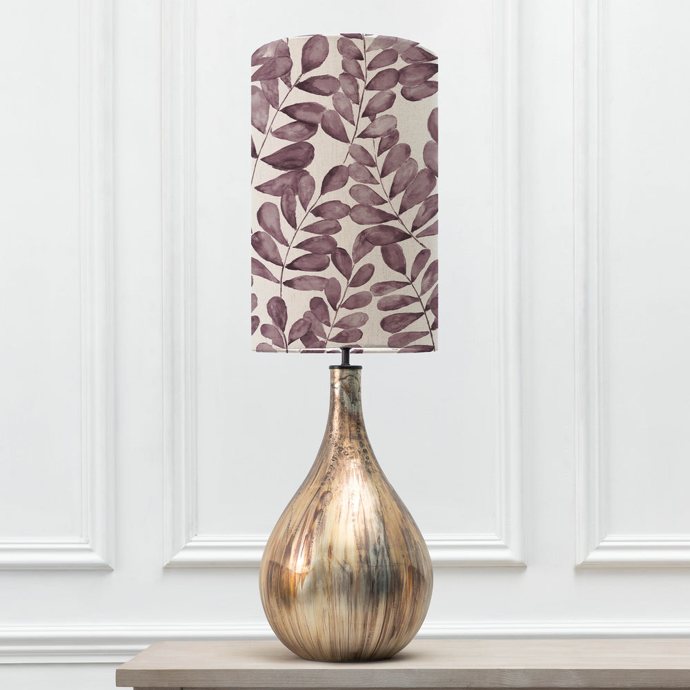 Allegra Table Lampbase Glass/Rowan Anna 30x50cm Lampshade Dusk - image 2