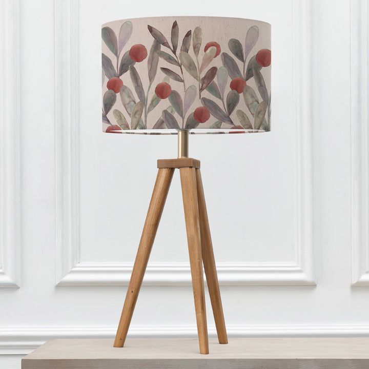 Aratus Table Lampbase Nut/Katsura EVA 40cm Lampshade Mulberry - image 2