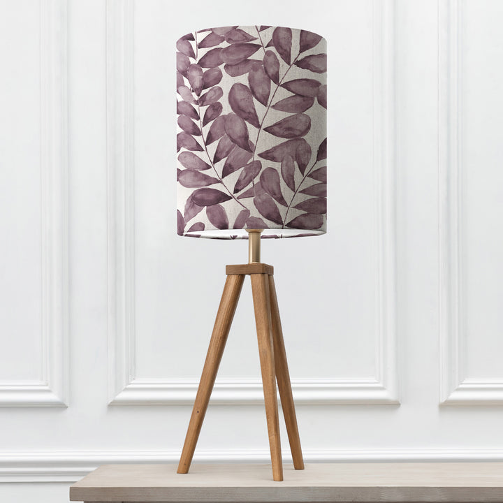 ARATUS TABLE LAMPBASE NUT/ROWAN ANNA 30X40CM LAMPSHADE DUSK