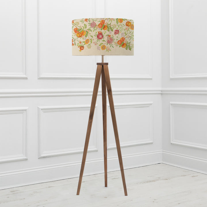 ARATUS FLOOR LAMPBASE NUT/SHRUBBERY FRUITS  EVA 52CM LAMPSHADE MELBA