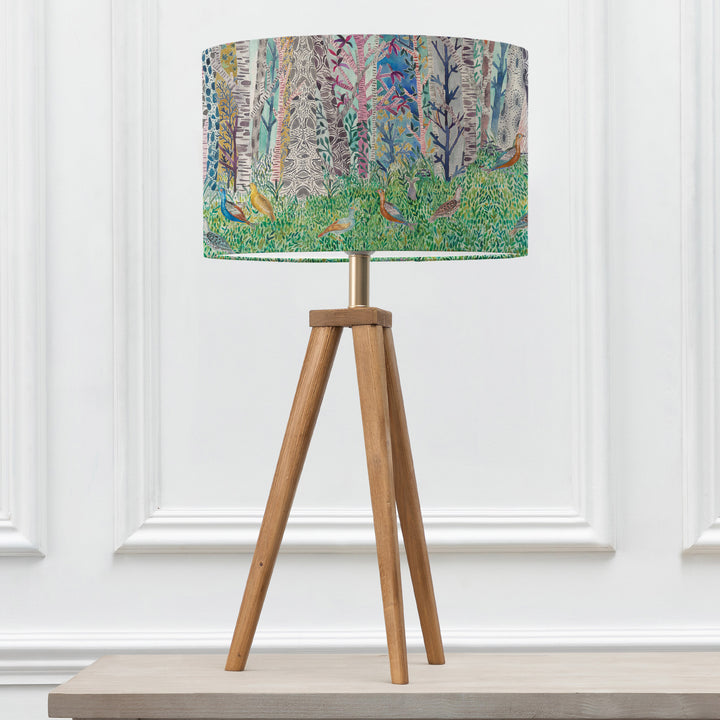 Aratus Table Lampbase Nut/Whimsical Tale EVA 40cm Lampshade Dawn - image 2