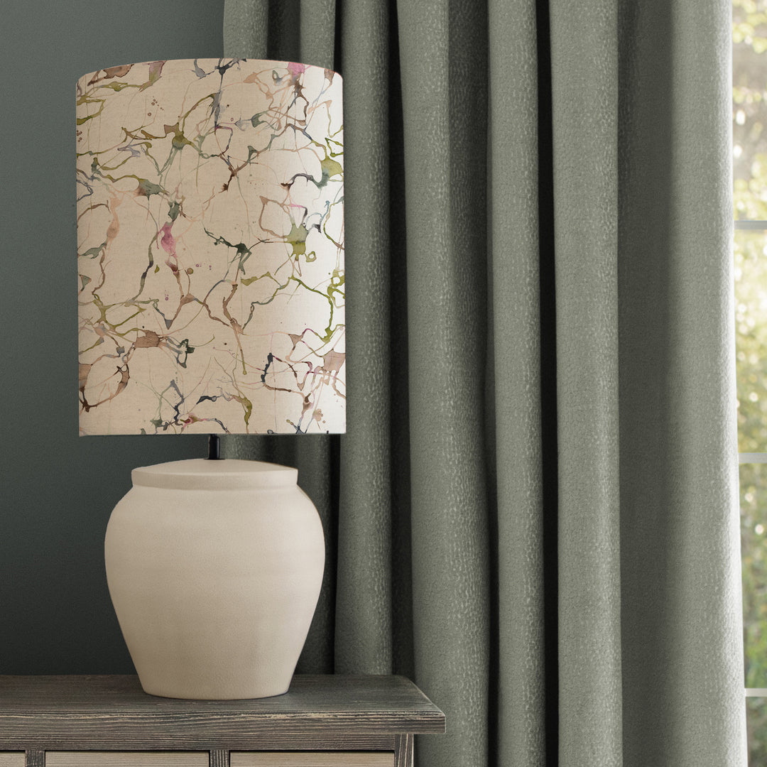Edessa Table Lampbase Ecru/Carrara Anna 30cm Lampshade Meadow