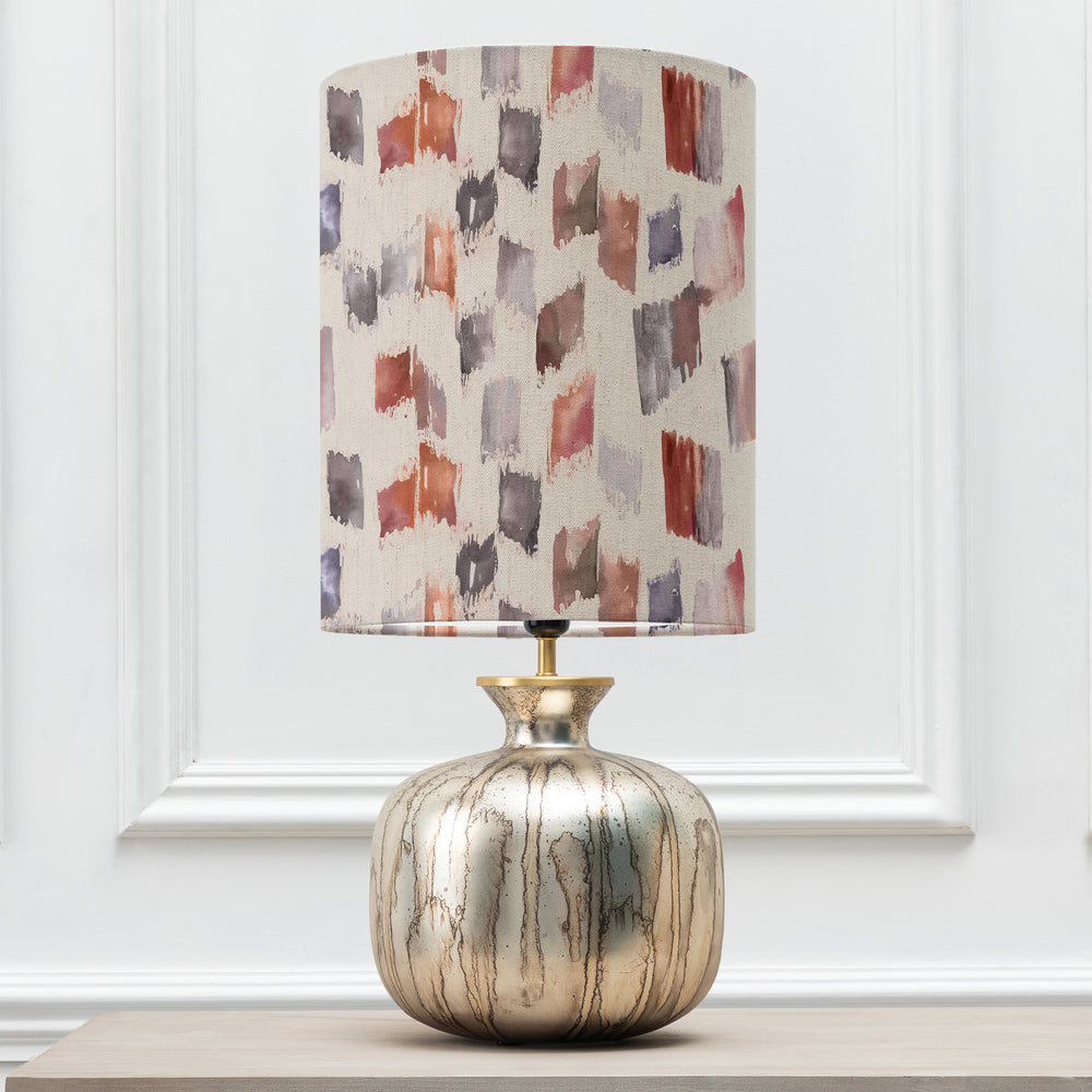 Elphaba Table Lampbase Glass/Arwen Anna 30x40cm Lampshade Rosewater - image 2