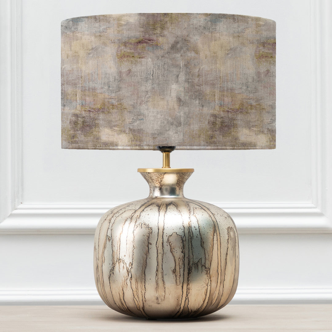 Elphaba Table Lampbase Glass/Monet EVA 37cm Lampshade Ironstone - image 2