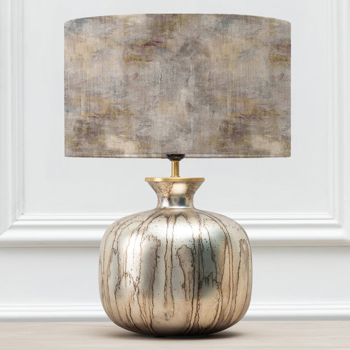 Elphaba Table Lampbase Glass/Monet EVA 37cm Lampshade Ironstone - image 2