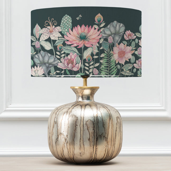 Elphaba Table Lampbase Glass/Nesidora EVA 37cm Lampshade Emerald - image 2