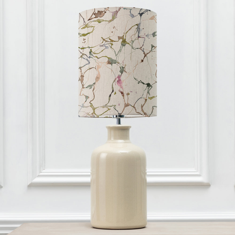 Elspeth Table Lampbase Cream/Carrara Anna 25cm Lampshade Meadow - image 2