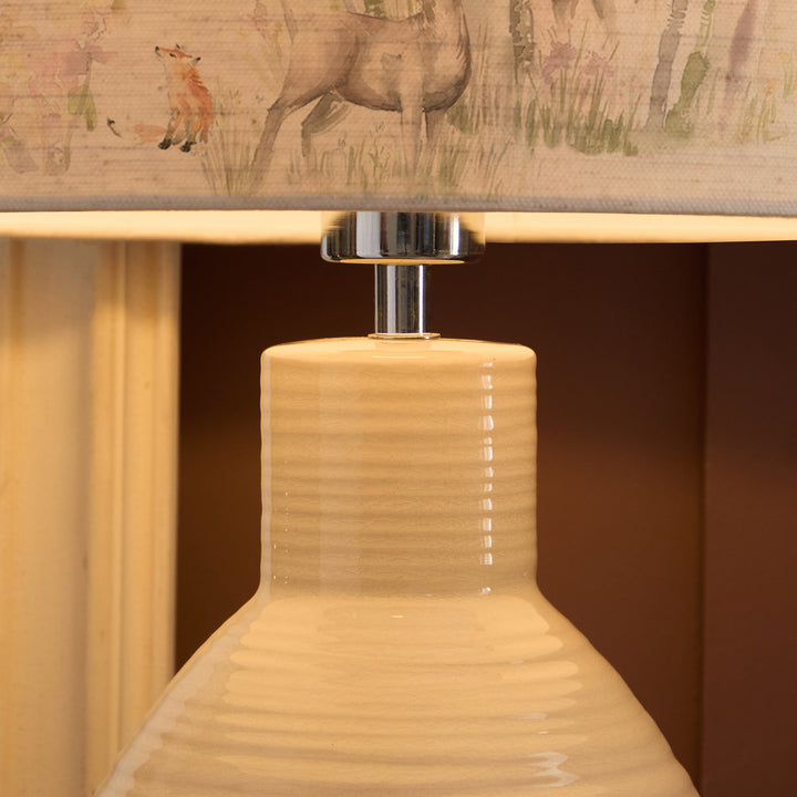 Epona Table Lampbase Cream/Enchanted Forest EVA 40cm Lampshade Forest - image 5