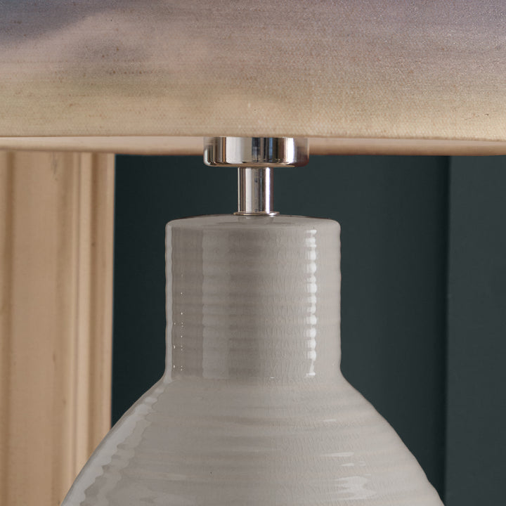 Epona Table Lampbase Duck Egg/Fjord EVA 40cm Lampshade Loch - image 4