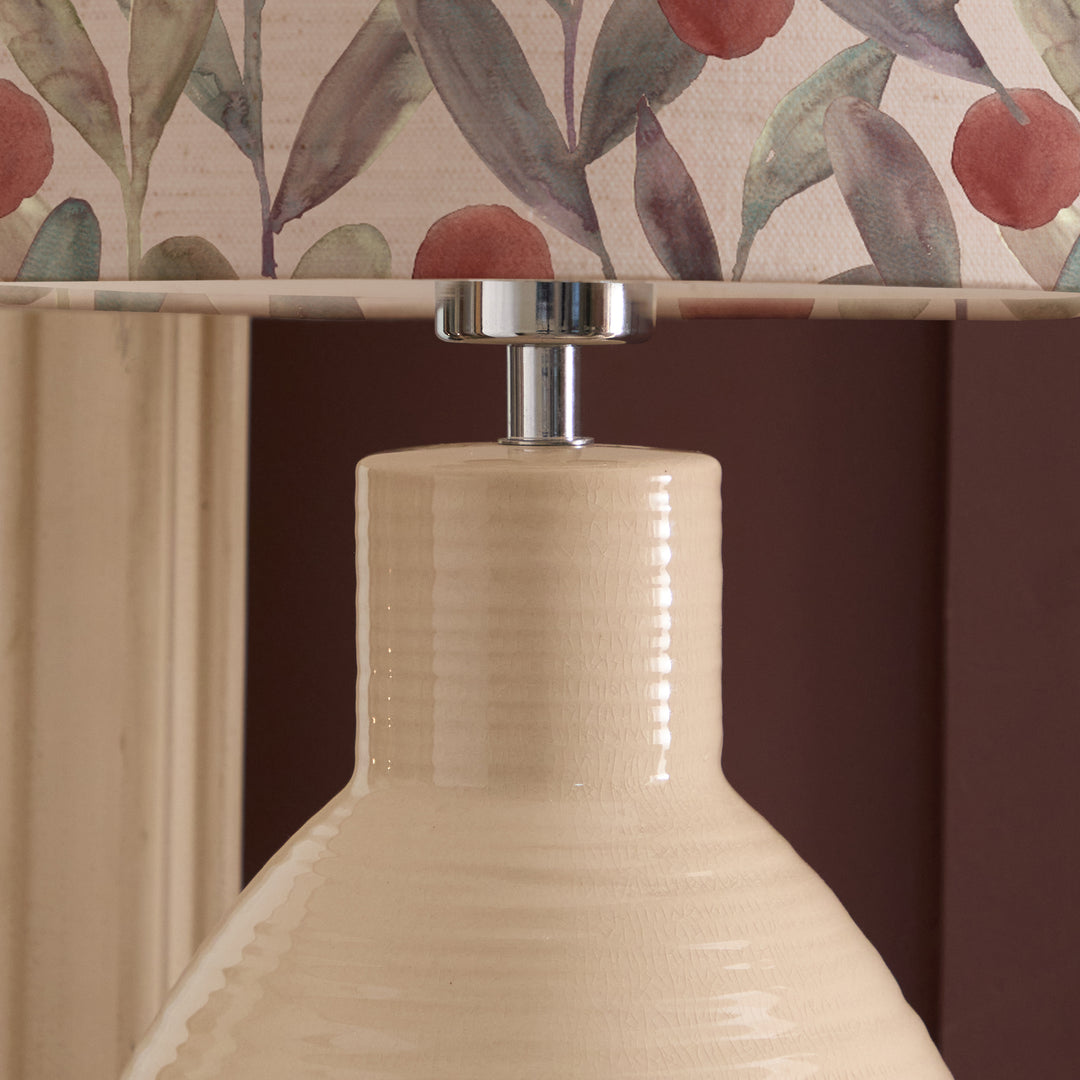 Epona Table Lampbase Cream/Katsura EVA 40cm Lampshade Mulberry - image 4